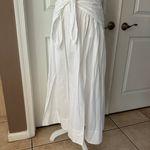 Anthropologie By Poplin Tie-Front Side-Slit Skirt Photo 6
