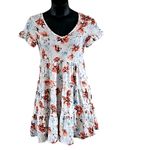 Hibluco Women Oversized Babydoll Floral Midi T Photo 1