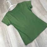 Gil Rodriguez Tshirt cotton fitted short sleeve baby womens Green size 12 casual Photo 3