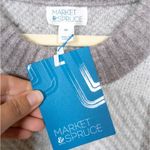 Market & Spruce  Stitch Fix Beige Kendall Plaid Crewneck Pullover Women's XXL Photo 3