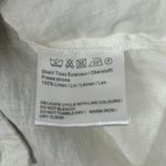 Malvin Shirt Womens 8 White Linen‎ Button Up Blouse Preppy Neutral Minimalist Photo 6