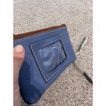 Dooney & Bourke Pebble Leather Zip Pouch ID Case Card Holder Blue Photo 4