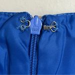 Chadwick's Women’s  Linen Ponte Sleeveless Sheath Lined Dress‎ Size 8 Blue Photo 2