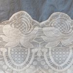 Chic Striped Blue and White Lace Mini Skirt Size 6 Photo 3