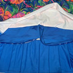Birdies & Bows Athletic Skort Sz Medium Multicolor Leaf Print Tennis Golf Skirt Blue Photo 1
