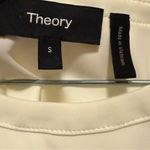 Theory  Precision Ponte Square Neck Halter Tank Top Shell White Stretch Photo 3