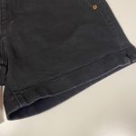 Nine West Women's Size 8  Jeans Black‎ Mid Rise Shorts Denim Stretch Gold Buttons Photo 12