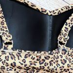 Betsey Johnson NEW Plus 3X Tan Leopard Cheetah Print 1 Piece Swimsuit Swim NWT Photo 4