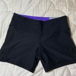 Lululemon Reversible Purple And Black Shorts Photo 4