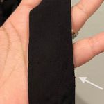 Anthropologie Black Wrap Lace Mini Dress Photo 7