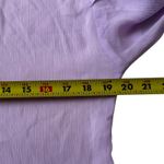 ZARA  Purple Sheer Unlined Collared Top Women's Blouse Size Medium | 36-1 Photo 3