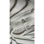 Lou & Gray green cream stripe soft rayon dress size medium Photo 7