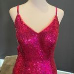 Women’s Pink Fully Sequined Mermaid Style Prom Party Dress Size XS NWOT Pink Photo 1
