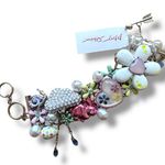 Betsey Johnson  Easter Spring Floral Bunny Statement Bracelet NWT $148 Photo 0