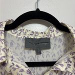 Anthropologie NWT  Sunday in Brooklyn Lavender Print Button Down - Size S Photo 4