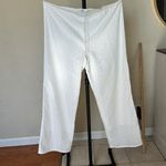 House Of CB 'Frankie' White Broderie Anglais Trousers size XL Photo 3