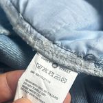 Daisy Street Blue High Rise Cropped Jeans with 'Girls Rock' Embroidery Denim 8 Photo 2