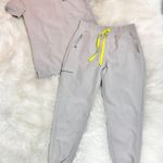 FIGS 2pc light grey jogger Zamora scrub pants and top Photo 0