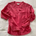 Vineyard Vines  embroidered cotton and linen pink shirt Photo 0