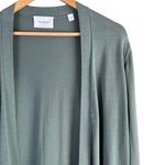 Sita Murt Long Cardigan in sage Green Lightweight 100% Cotton, Size EU 40 / US 8 Photo 3