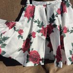 Dancing Queen Vintage  USA Tudor Rose-print pleated Western Cowgirl Skirt Sz XS Photo 9