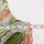 BCBGeneration Tropical Leaf Top Sheer Cropped Photo 8