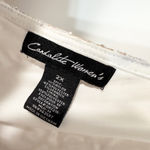 Candalite Plus Sz 2X Dress Maxi Beige Lace Sequin Cold Shoulder Full Length 794 Photo 9