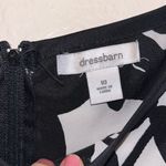 Jones New York Dress barn Sleeveless Black & White Floral Dress Black Dress  modest business Photo 3