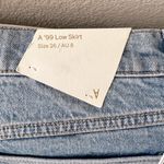 Abrand Jeans NWT Denim Midi A ‘99 Low Skirt SIZE 26 Photo 2