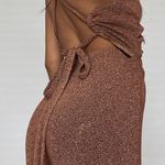 Isabelle's Cabinet Dancing Queen Sparkle Bronze Jumpsuit Photo 4