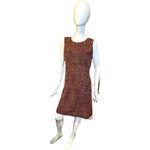 Talbots  Plaid Tweed Sleeveless Dress Jumper Size 12 Petite Photo 8