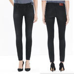 Madewell Skinny SkinnyJeans in Trent Wash E0492 Charcoal Black Grey Sz 28 Photo 1