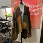 None Colorblock Pashmina with Earth Tones Photo 4