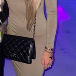 Forever 21 Cutout Long sleeve MIDI Dress. Green.  Photo 0