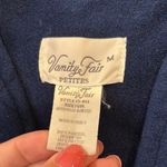 Vanity Fair  Navy Blue Quilted Fleece Robe Photo 1