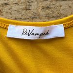 Revamped  Yellow Sleevless Dress Photo 1