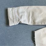 Hollister  Trucker Denim Cropped Pocket Jacket Size S in Ivory Photo 3