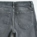 Free People Womens Mid Rise Raw Hem Crop Jeans Size 26 Grey Stretch Denim Photo 4