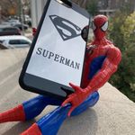 iPhone 8 iPhone 7 Cute Superman Drop Protection Mirror Case Black Photo 9