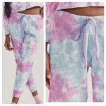 Love Shack Fancy  Etty Cropped Joggers  Tie Dye Sweatpants Small Photo 1