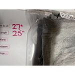 Tahari  100% Linen Boxy Top Sz L Gray Lagenlook Dolman Sleeve Back Button Coastal Photo 5