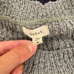 Debut  Women's Colorblock Sweater - Gray, Cream, Pink Photo 1