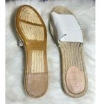J.Crew Valencia Perforated Leather Slides White Size 9 Photo 7