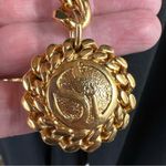 St. John Vintage Gold Three Tier Station Chunky Chain Belt Photo 6