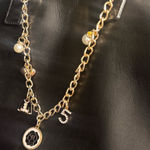 Nordstrom Gold Charm handbag accessory chain with Pearl Accents Photo 0