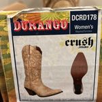 Durango  crush cowboy boots size 6.  Brand new in box with tags. Beautiful detail Photo 8