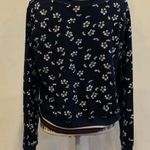 Tommy Hilfiger navy blue floral logo sweatshirt Photo 1