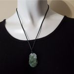 Oriental Jade Chinese Horoscope Necklace Green Photo 2