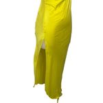 SER.O.YA Dalia Strapless Maxi Dress in Citric XSmall Womens Satin Cocktail Yellow Size XS Photo 6