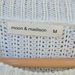 Moon & Maddison Moon & Madison Striped Purple and White Women's Sweater Photo 1